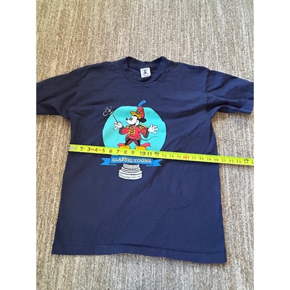 Walt Disney T-Shirt Adult L Blue Classic Toons Magic Music Days Vintage USA - Picture 3 of 7